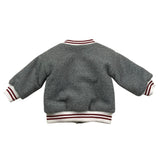LE BEBE' giubbino modello college tinta unita Grigio per Neonato LBG6091 GRIGIO LE BEBE'