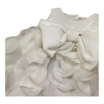 LA STUPENDERIA abito giromanica tinta unita cn culotte Bianco per Neonata CBAB54 BIANCO LA STUPENDERIA