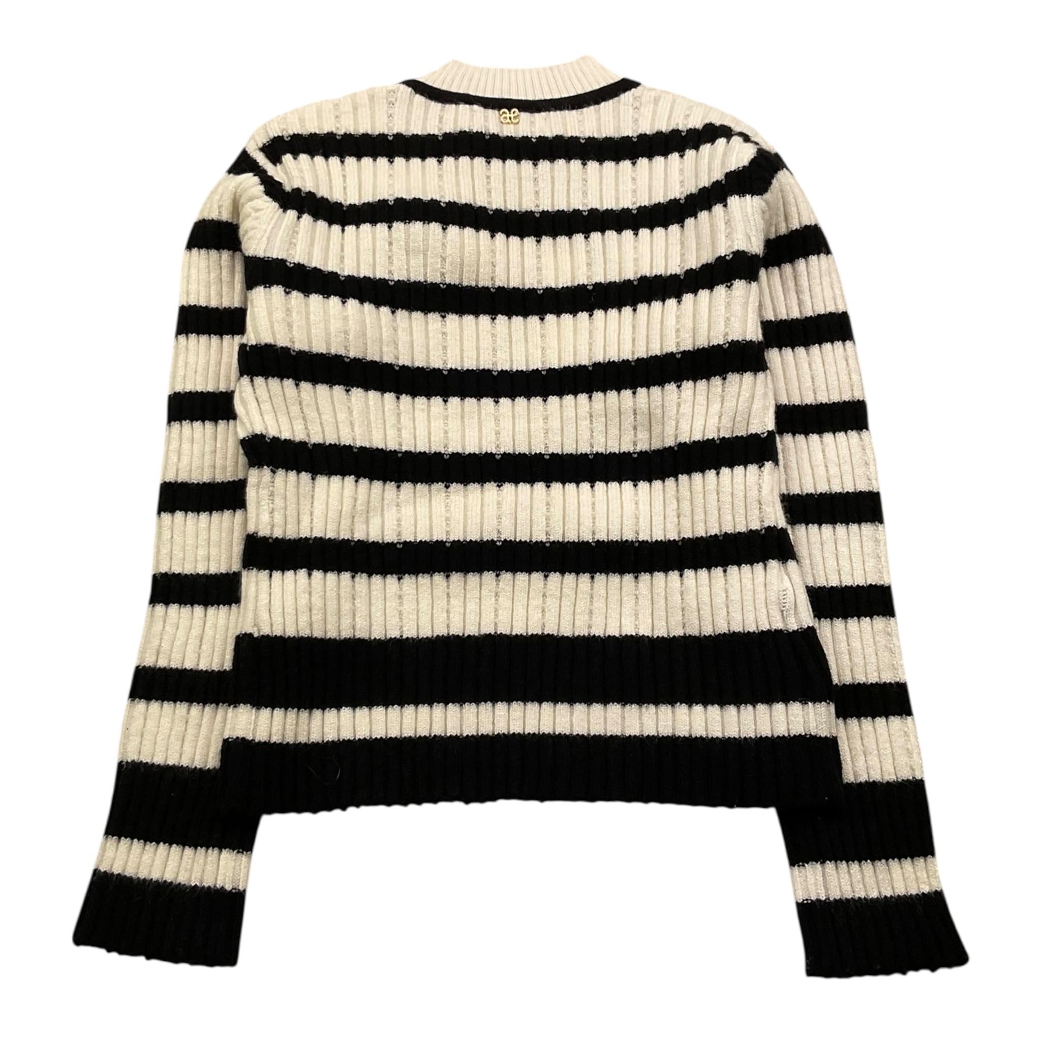 ABEL & LULA maglia mezzo collo tinta unita fantasia a righe Panna per Bambina 5829 PANNA ABEL & LULA