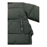 SAVE THE DUCK giubbino tinta unita con cappuccio asimmetrico Verde per Bambino J41256G VERDE SAVE THE DUCK