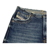 DIESEL gonna in denim tinta unita con spacco posteriore Blu per Bambina J01920 BLU DIESEL