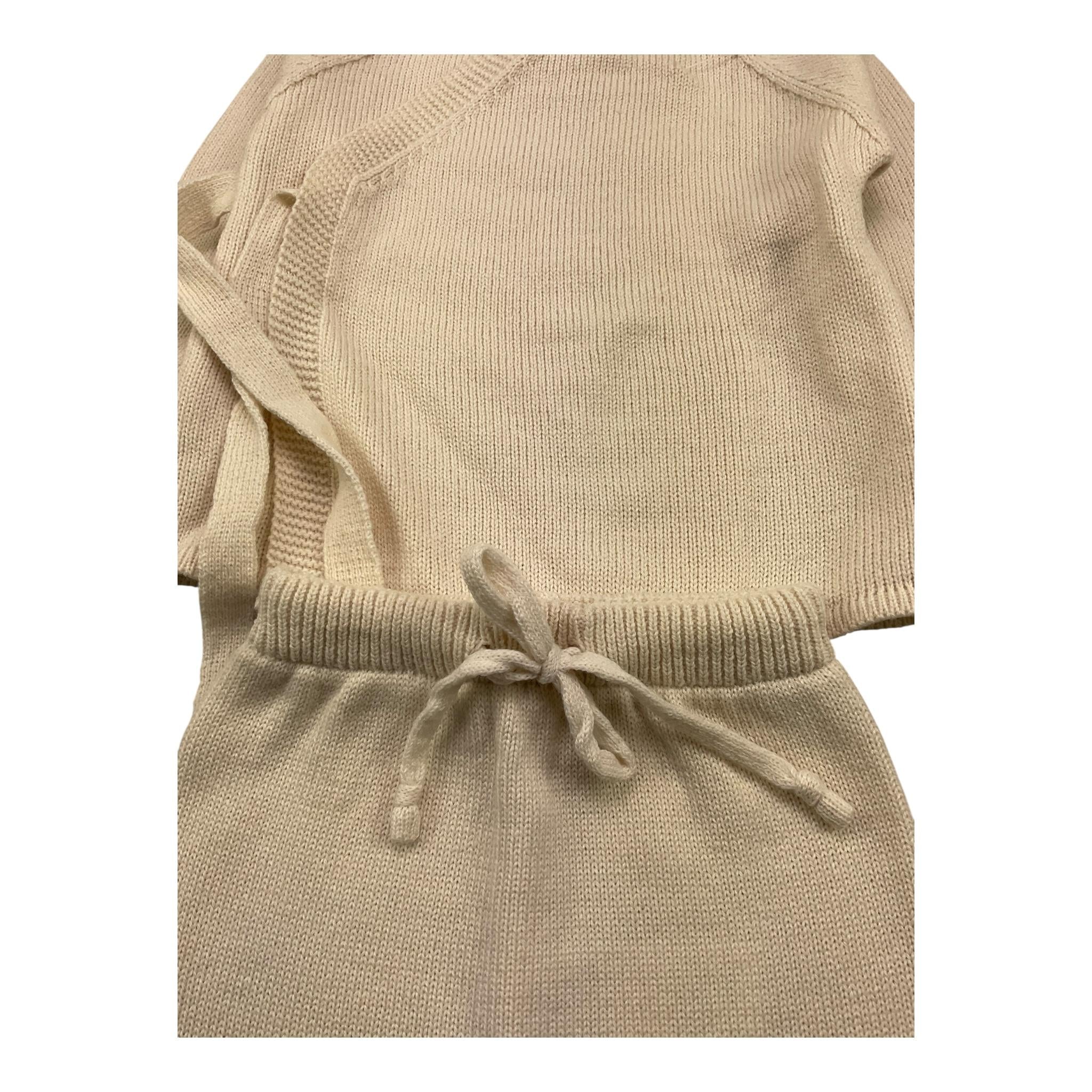 MAC ILUSIO'N completo 2 pezzi maglia-pantalone Panna per Neonato AS12W2 PANNA MAC ILUSIO'N