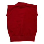 TRUSSARDI gilet tinta unita scollo a v Rosso per Neonato TIA25027 ROSSO TRUSSARDI