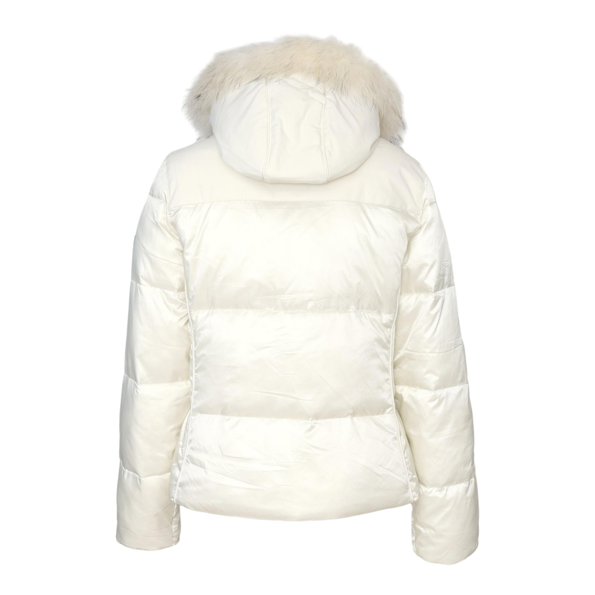 YES ZEE giubbino tinta unita con zip e cappuccio Bianco per Bambina 3077 BIANCO YES ZEE