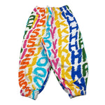 KHRISJOY pantalone tinta unita con fantasia Bianco per Bambina KU6P10 BIANCO KHRISJOY