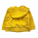 MOSCHINO felpa tinta unita con zip e cappuccio Giallo per Neonato MUF061 GIALLO MOSCHINO