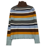 TRUSSARDI maglia colo alto fantasia a righe Multicolor per Bambino TGA25018LU MULTICOLOR TRUSSARDI