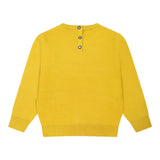 JOHN RICHMOND maglia tinta unita girocollo con stampa Senape per Neonato RIA24068MA SENAPE JOHN RICHMOND