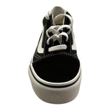 VANS sneakers tinta unita con lacci Nero per Bambino VN000VHE6BT1 NERO VANS