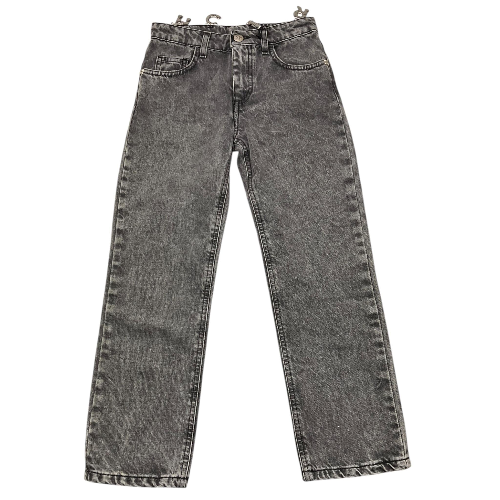 JOHN RICHMOND jeans tinta unita con applicazioni Grigio per Bambina RGA25168JE GRIGIO JOHN RICHMOND