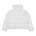 SAVE THE DUCK giubbino tinta unita con colletto Bianco per Bambino J31839G BIANCO SAVE THE DUCK