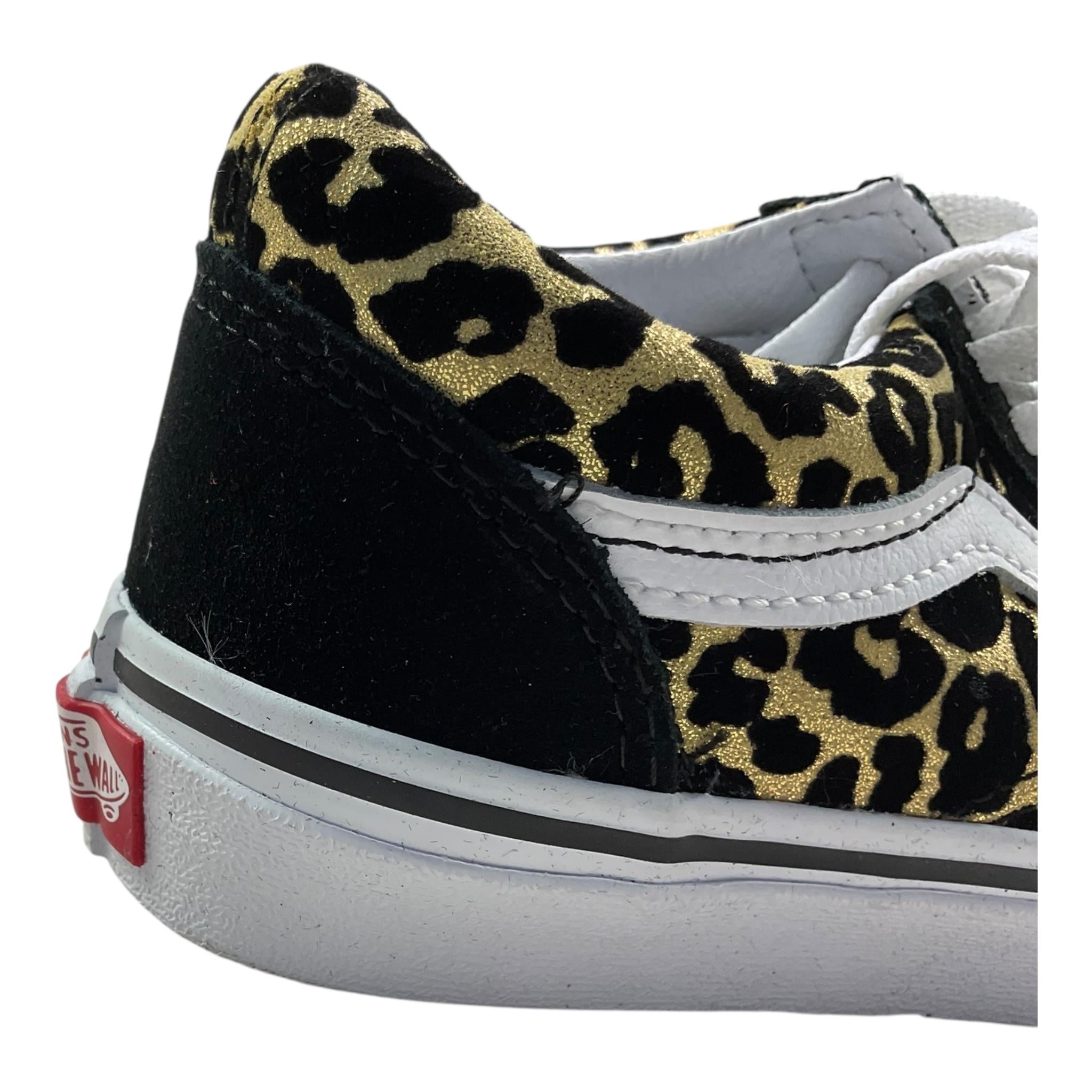 VANS sneakers fantasia maculata Nero per Bambina VN0A7Q5FABS1 NERO VANS