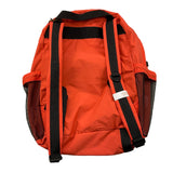 K-WAY zaino tinta unita con bretelle e tasche laterali Arancione per Bambino K5135PW ARANCIONE K-WAY