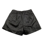 MONNALISA short in ecopelle tinta unita Nero per Bambina 494400 NERO MONNALISA