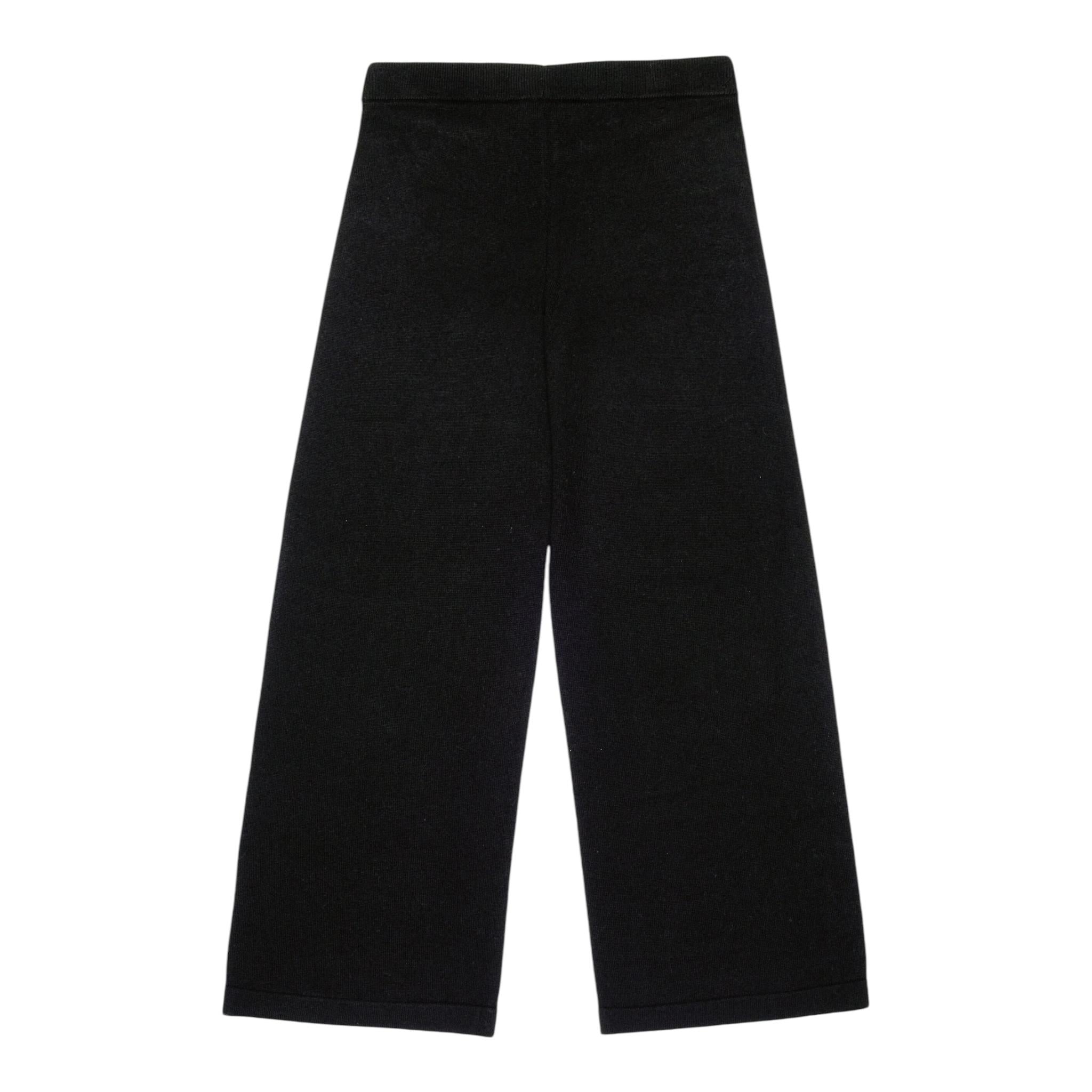 MAX&Co. pantalone tinta unita modell palazzo Nero per Bambina MX0071 NERO MAX&Co.
