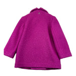 TWINSET cappotto tinta unita doppio petto Magenta per Bambina 242GJ2221 MAGENTA TWINSET