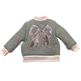 LE BEBE' giubbino tinta unita con peluche e paillettes Grigio per Neonata LBG6014 GRIGIO LE BEBE'