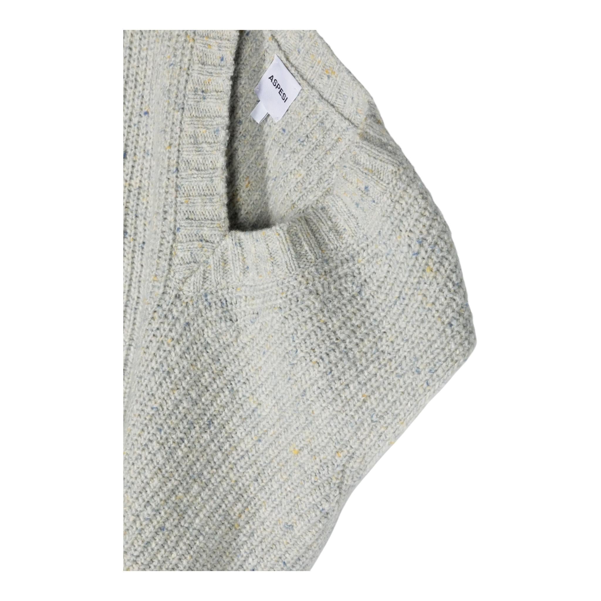 ASPESI maglia smanicata tinta unita scollo a v Grigio per Bambino F23004GLEM904 GRIGIO ASPESI