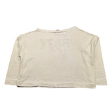 MONNALISA shirt tinta unita modello crop Bianco per Bambina 660605SY BIANCO MONNALISA