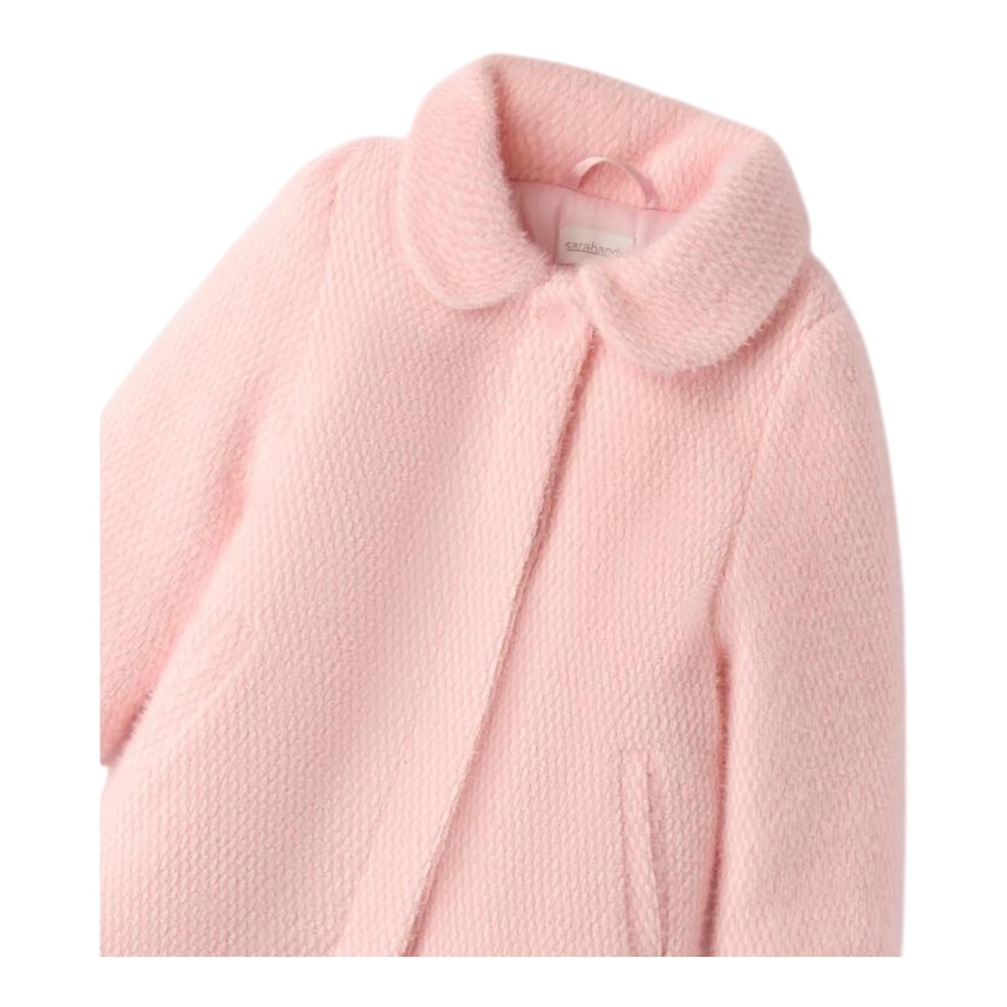 SARABANDA cappotto tinta unita con bottoni Rosa per Bambina 0A286X ROSA SARABANDA