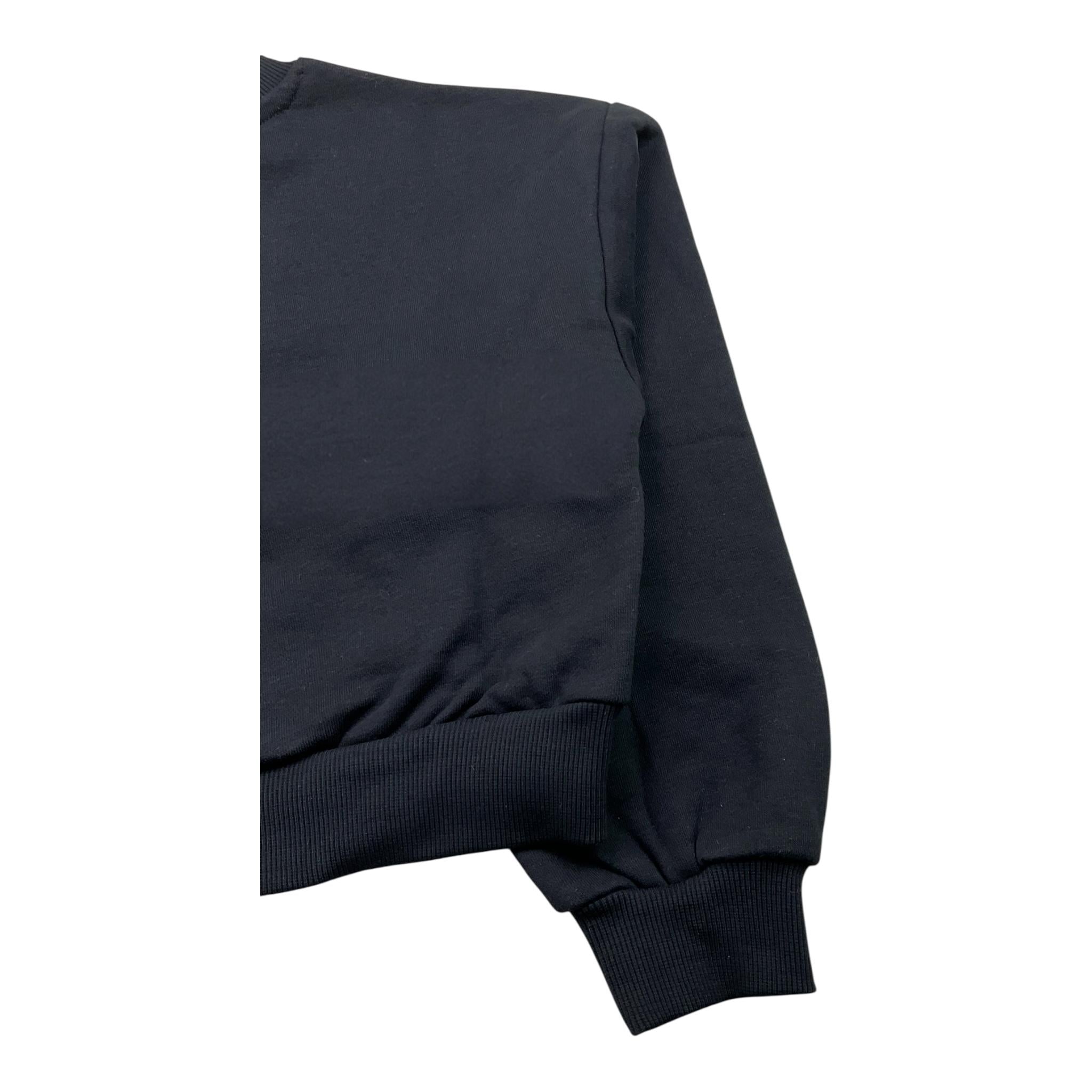 RELISH felpa chiusa gircollo tinta unita Nero per Bambina RGA2401033023 NERO RELISH