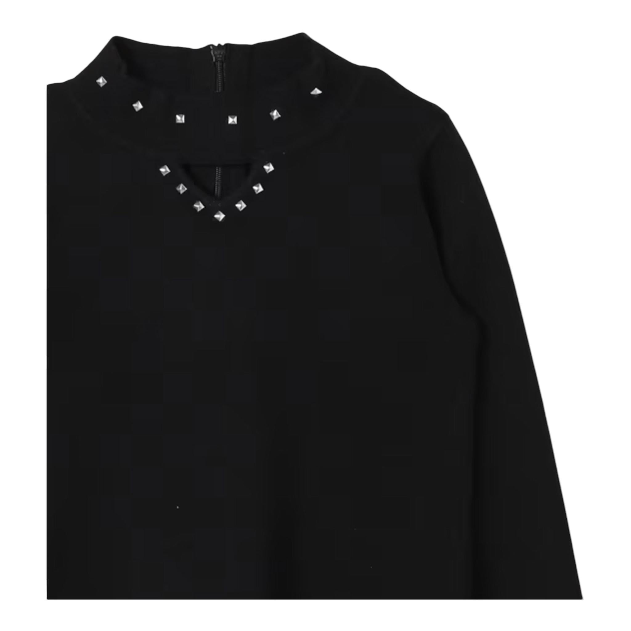 TWINSET maglia tinta unita con borchie Nero per Bambina 242GJ3181 NERO TWINSET
