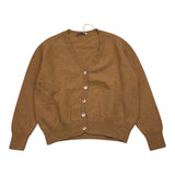 JURTA cardigan tinta unita con bottoni Biscotto per Bambina BG407 BISCOTTO JURTA