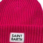 SAINT BARTH cappello tinta unita con stampa Fuxia per Bambina BRR00011 FUXIA SAINT BARTH