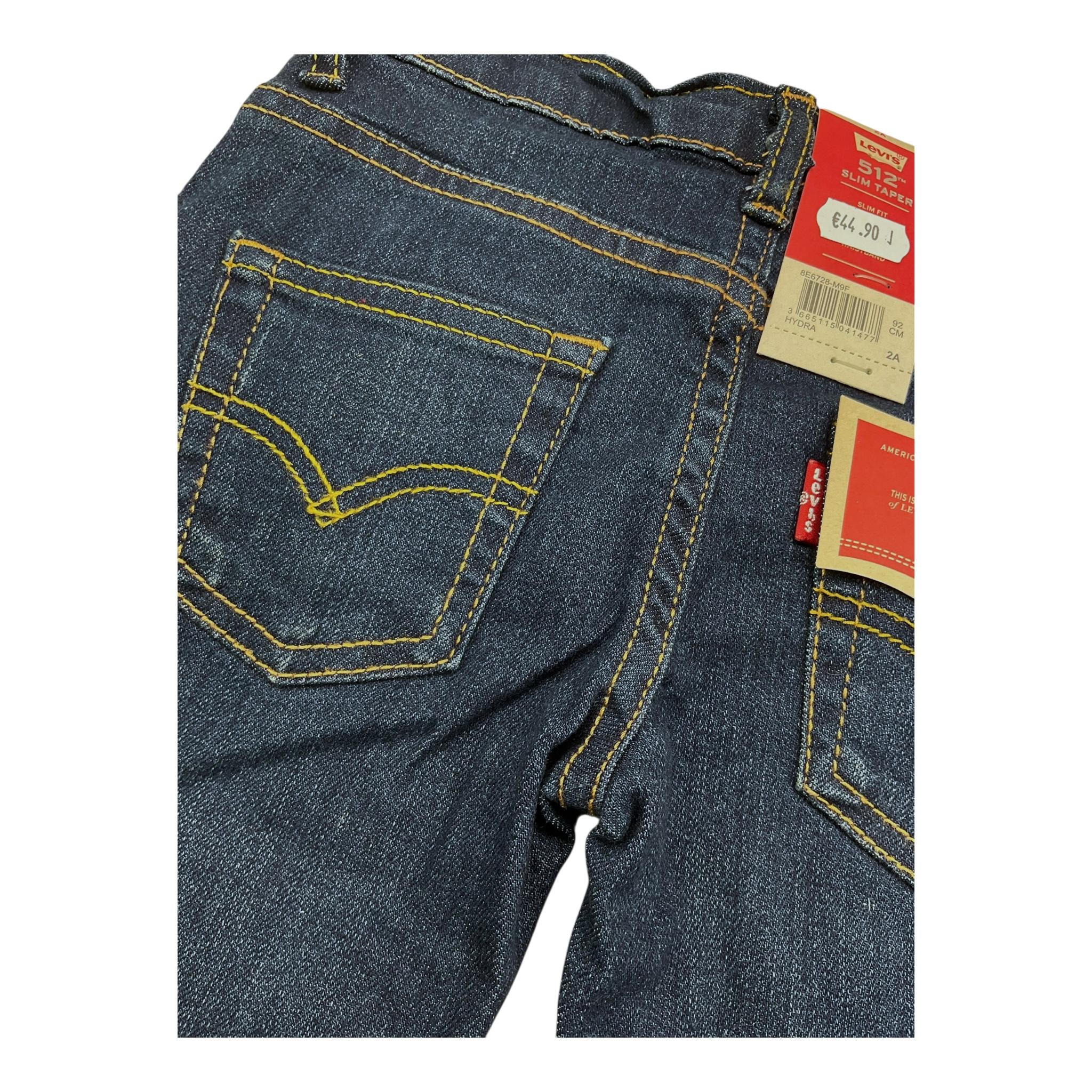 LEVI'S jeans tinta unita con girovita regolabile Blu per Neonato 9E6728N BLU LEVI'S