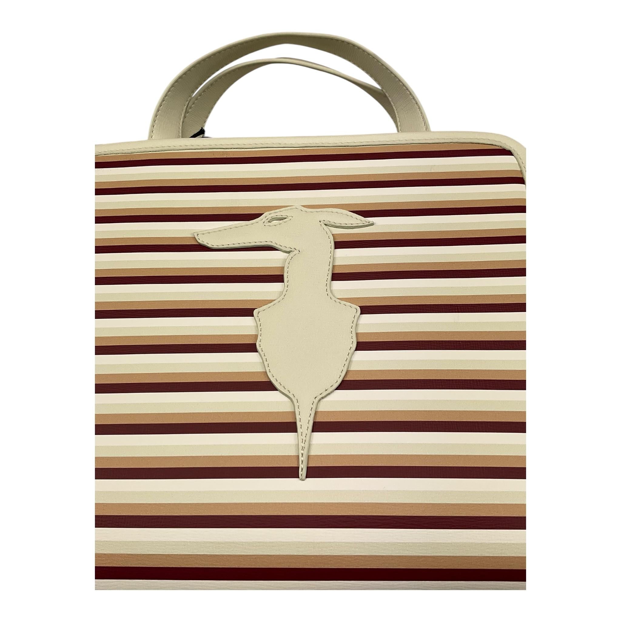 TRUSSARDI borsa fantasia a righe Panna per Bambina TGA25105BO PANNA TRUSSARDI