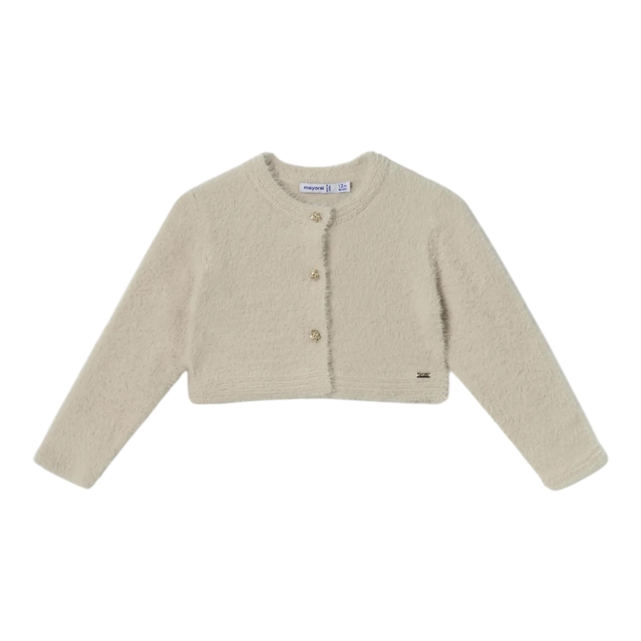 MAYORAL coprispalle tinta unita in pelliccia Panna per Bambina 2325 PANNA MAYORAL