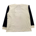 SHOE shirt girocollo tinta unita con maniche in contrasto Bianco per Bambino TATTON0612 BIANCO SHOE