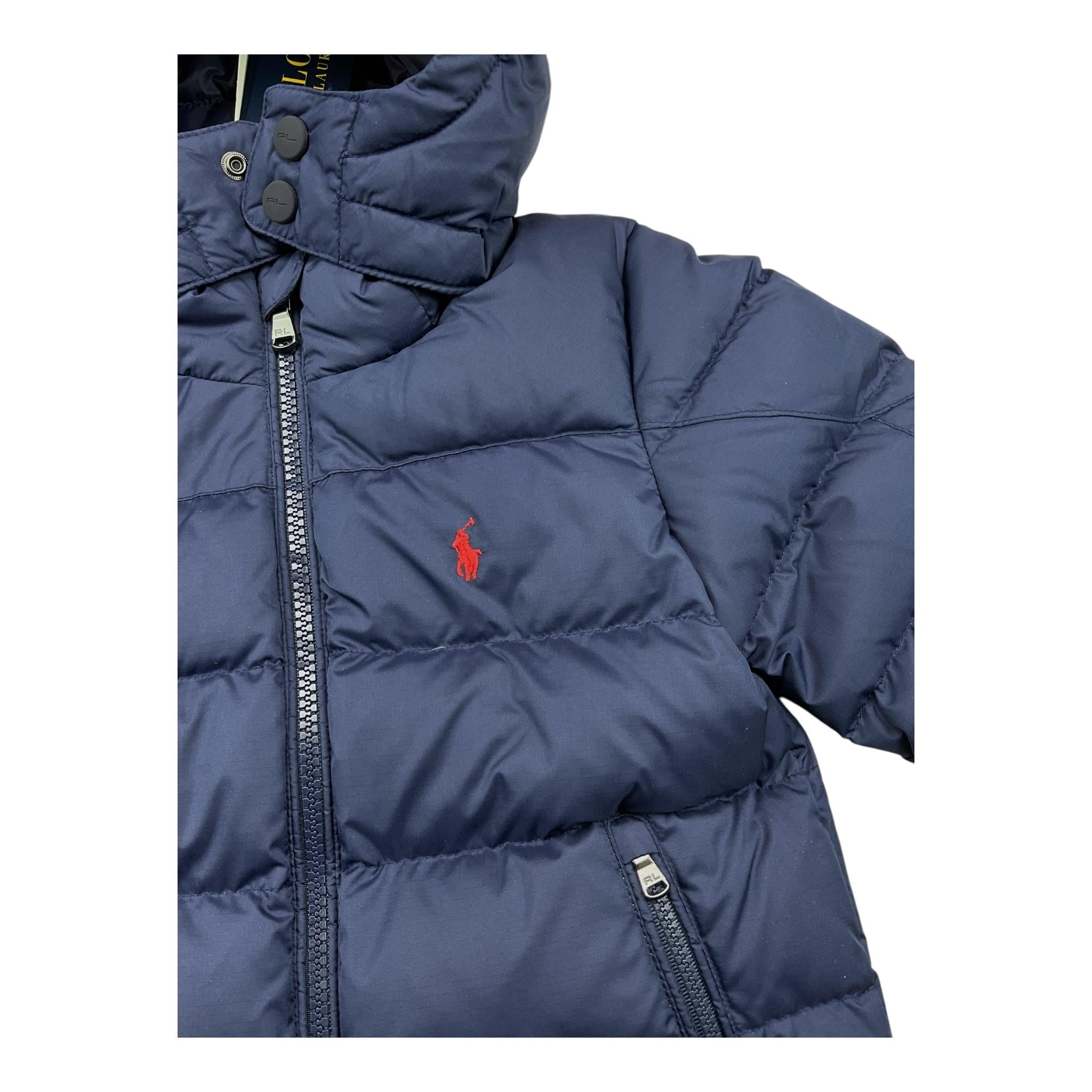 RALPH LAUREN giubbino tinta unita con cappuccio Blu per Bambino 323940328002 BLU RALPH LAUREN