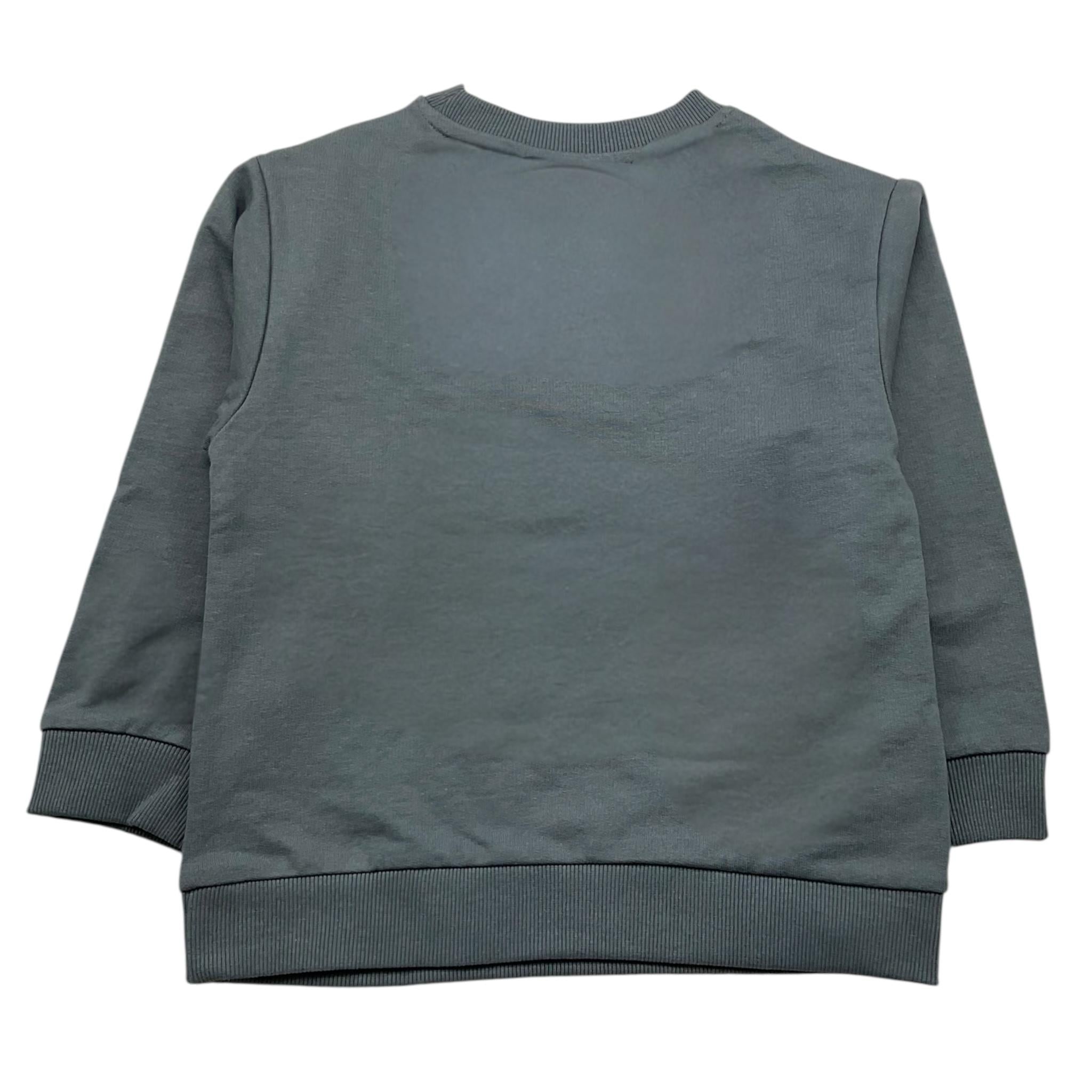 MAYORAL felpa chiusa girocollo tinta unita con stampa Grigio per Bambino 48833 GRIGIO MAYORAL