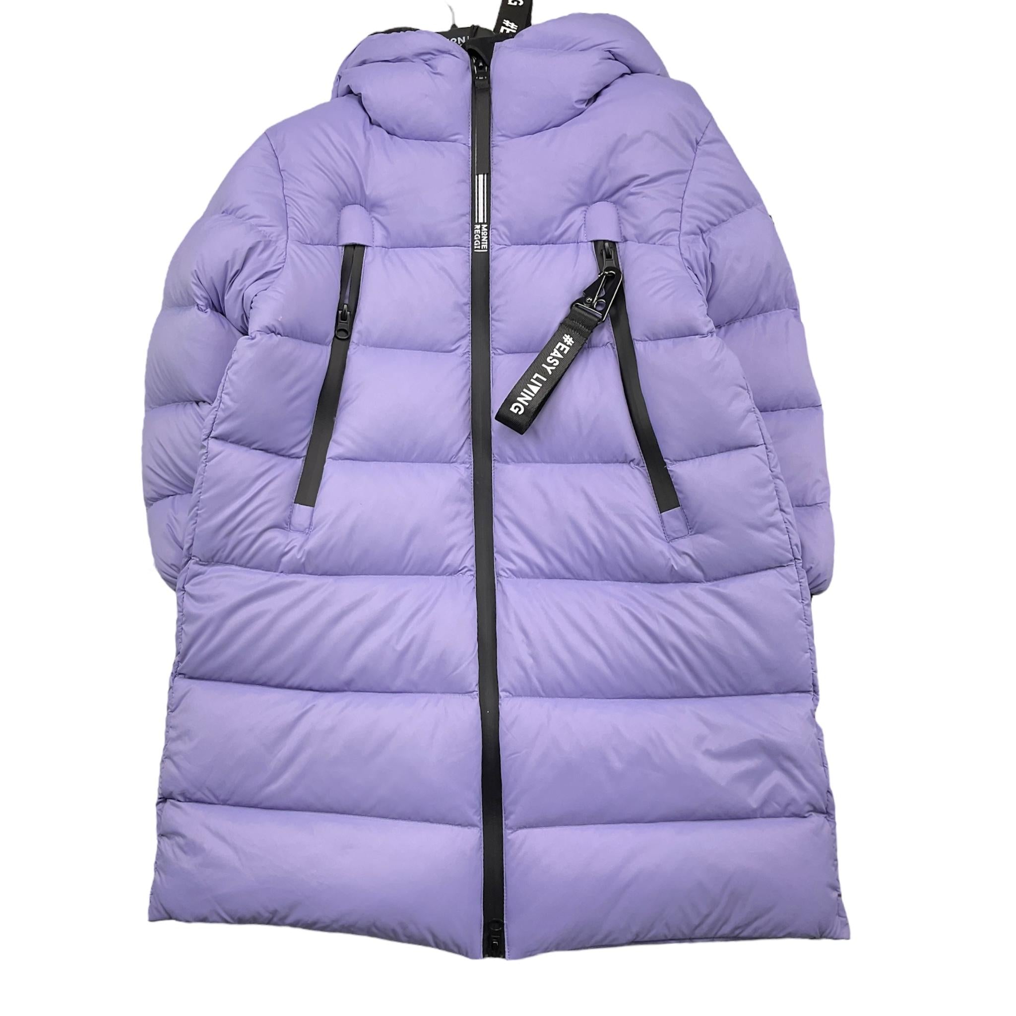 MONTEREGGI giubbino tinta unita con zip e cappuccio Lilla per Bambina FW48201 LILLA MONTEREGGI