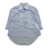 VICOLO camicia manica lunga tinta unita asimmetrica Azzurro per Bambina 3141CZ00037X AZZURRO VICOLO
