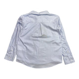 PAOLO PECORA camicia tinta unita con fantasia a righe Bianco per Bambino PP4105 BIANCO PAOLO PECORA