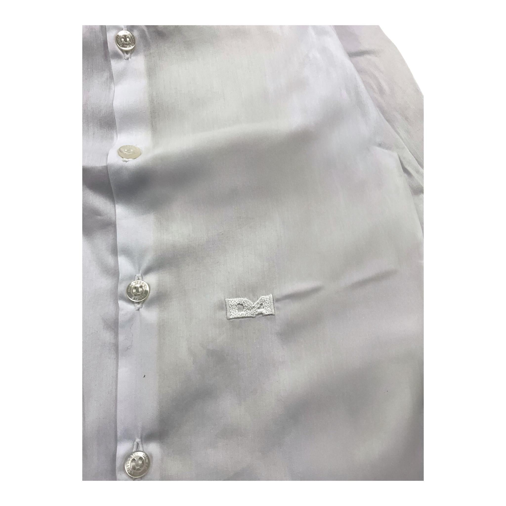DANIELE ALESSANDRINI camicia manica lunga tinta unita Bianco per Neonato 1291C00027X BIANCO DANIELE ALESSANDRINI