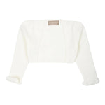 LA STUPENDERIA coprispalle tinta unita Bianco per Neonata WCSP62 BIANCO LA STUPENDERIA