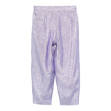 STELLA McCARTNEY pantalone tinta unita con bottone Lilla per Bambina TV6E90 LILLA STELLA McCARTNEY