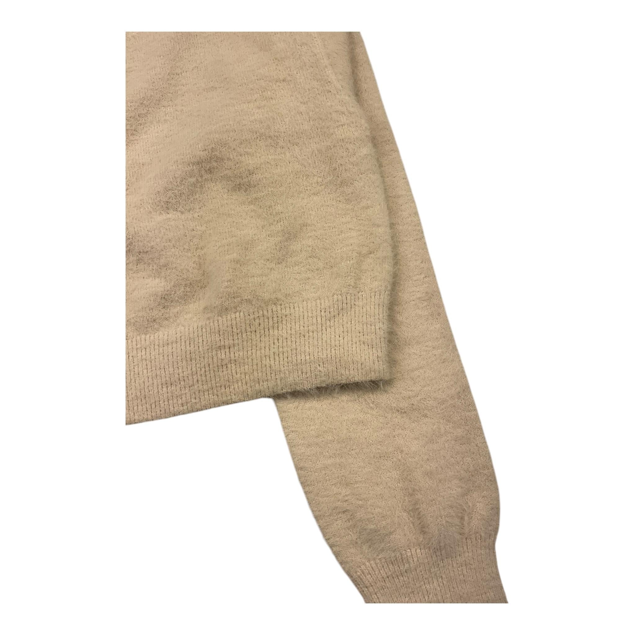 JANICE maglia gircollo tinta unita Avorio per Bambina JN611R AVORIO JANICE