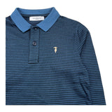 TRUSSARDI polo manica lunga stampa fantasia Blu per Bambino TBA25117 BLU TRUSSARDI