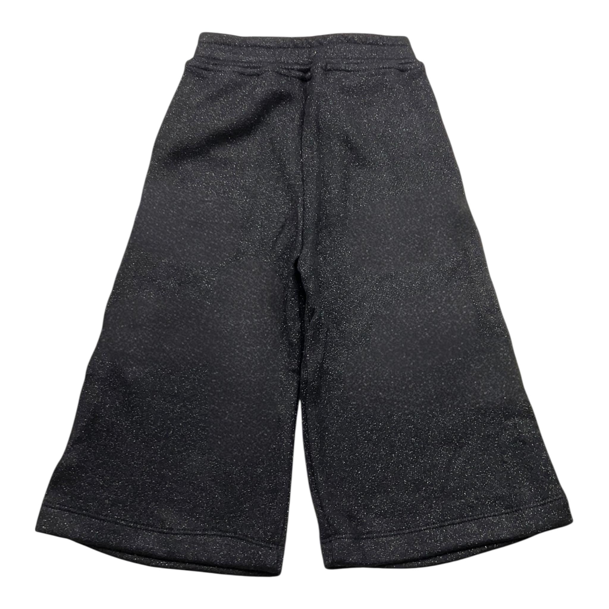 MOUSSE pantalone tinta unita modello a palazzo Nero per Bambina PZZO NERO MOUSSE