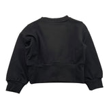 PICCOLA LUDO felpa modello crop tinta unita Nero per Bambina BS9WB044 NERO PICCOLA LUDO