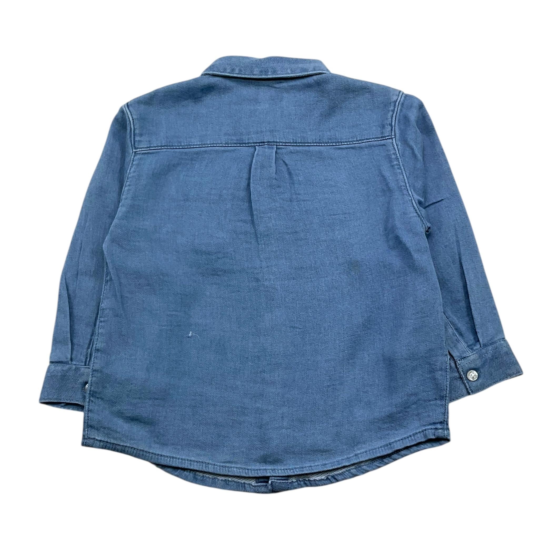 MAYORAL camicia in denim tinta unita con bottoni Azzurro per Neonato 2192NXX AZZURRO MAYORAL