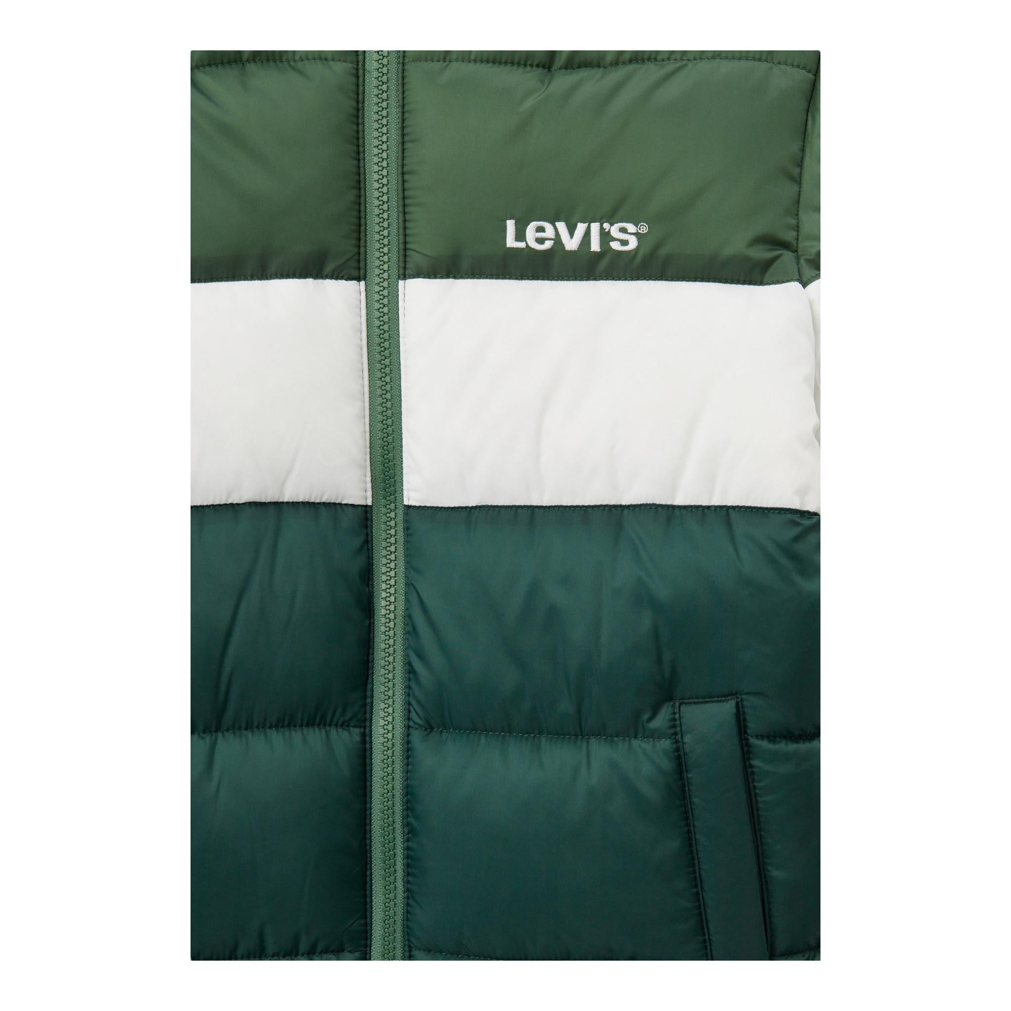 LEVI'S giubbino tinta unita cn cappuccio Verde per Bambino 9EL263 VERDE LEVI'S