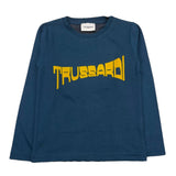 TRUSSARDI shirt girocollo tinta unita Blu per Neonato TIA24115TS BLU TRUSSARDI