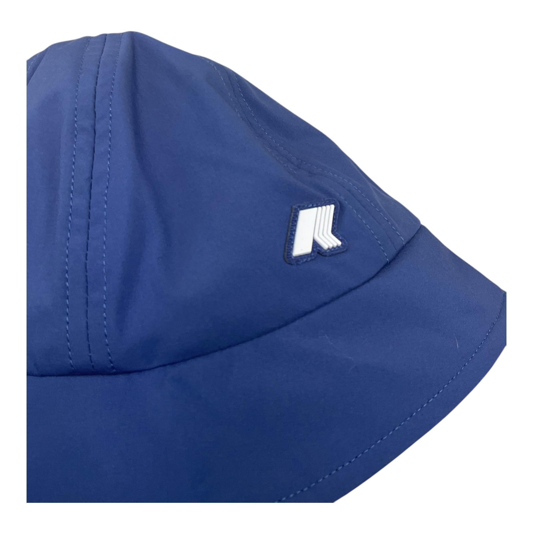 K-WAY cappello tinta unita con laccetto Blu per Bambino K3123RWX BLU K-WAY