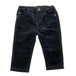 EMPORIO ARMANI pantalone tinta unita in velluto Blu per Neonato 6KHJ02 BLU EMPORIO ARMANI