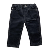EMPORIO ARMANI pantalone tinta unita in velluto Blu per Neonato 6KHJ02 BLU EMPORIO ARMANI